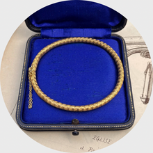 Load image into Gallery viewer, Vintage Braided Gold Bracelet