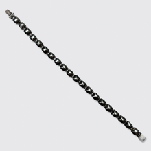 Load image into Gallery viewer, 19th Century Silver Collet-Set Paste Bracelet