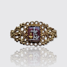 Load image into Gallery viewer, Victorian 'Love, Hope and Faith' Ring
