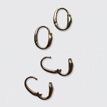 Load image into Gallery viewer, 21stFinds Creates: Small Ouroboros Hoop Earring