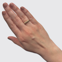 Load image into Gallery viewer, Antique Ruby &amp; Diamond Row Ring