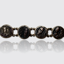 Load image into Gallery viewer, Vintage Rose Gold Antique Coin Bracelet