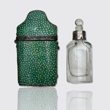 Load image into Gallery viewer, Antique Perfume Bottle in Shagreen Case