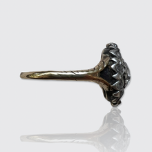 Load image into Gallery viewer, Rose-Cut Diamond Halo Ring