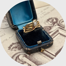 Load image into Gallery viewer, Victorian Old Mine-Cut Diamond Snake Ring by Frank Hyams