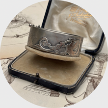 Load image into Gallery viewer, 19th Century French Silver Griffin Bangle