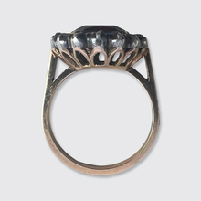 Load image into Gallery viewer, Garnet &amp; Diamond Cluster Ring