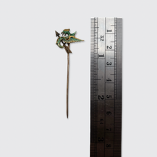Load image into Gallery viewer, Antique Enameled Griffon Stickpin