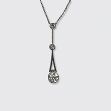 Load image into Gallery viewer, Belle Epoque Diamond Lavalier Necklace