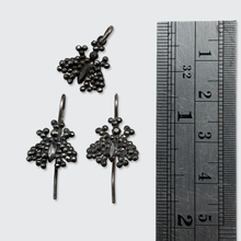 Load image into Gallery viewer, Georgian Cut Steel Butterfly Earrings and Pendant