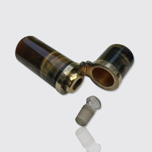 Load image into Gallery viewer, Edwardian Tiger&#39;s Eye Perfume Bottle