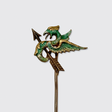 Load image into Gallery viewer, Antique Enameled Griffon Stickpin