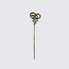 Load image into Gallery viewer, Antique Coiling Snake Stickpin