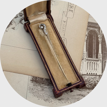 Load image into Gallery viewer, 1920s Diamond Question Mark Stickpin
