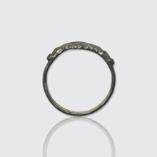Load image into Gallery viewer, Antique Silver Partially Gilded Fede Ring