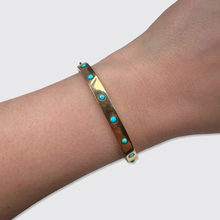 Load image into Gallery viewer, Victorian Turquoise Line Bracelet
