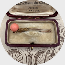 Load image into Gallery viewer, Victorian Coral Eagle Claw Brooch