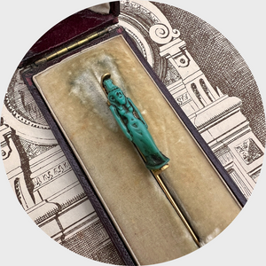 Faience Isis Stickpin