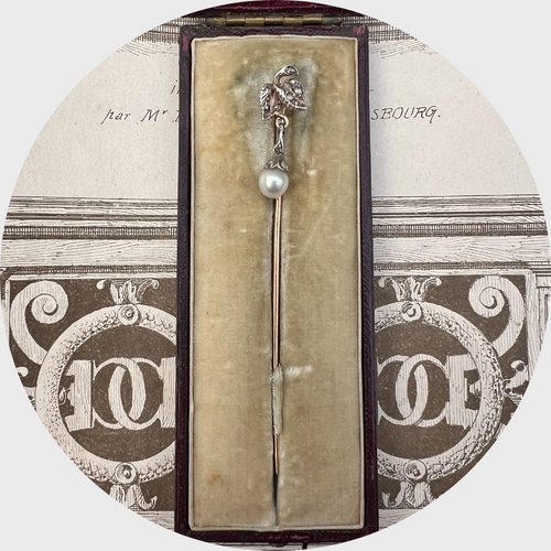 Victorian Hanging Fruit Stickpin