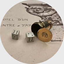 Load image into Gallery viewer, Gold Lucky Dice Cup Pendant