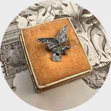 Load image into Gallery viewer, Rose-Cut Diamond Eagle Pin
