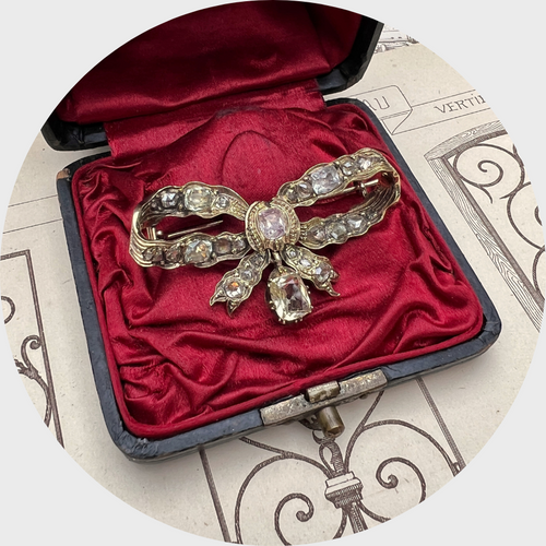 Victorian Bow Brooch