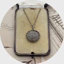 Load image into Gallery viewer, Silver Mounted 'Scare-Stone' Fossil Amulet Pendant