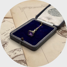 Load image into Gallery viewer, Victorian Miniature Amethyst Fob