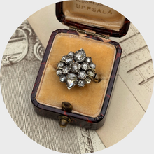 Load image into Gallery viewer, Rose-Cut Diamond Cluster Ring