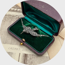 Load image into Gallery viewer, 19th Century Rose-Cut Diamond Bird Brooch