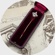 Load image into Gallery viewer, Antique Diamond Basket Stickpin