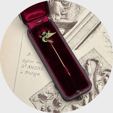Load image into Gallery viewer, Antique Enameled Griffon Stickpin