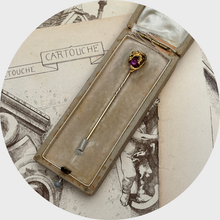 Load image into Gallery viewer, Antique Ruby Chimera Stickpin