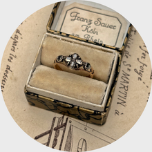 Load image into Gallery viewer, 18th Century Cross-Shaped Table-cut Diamond Ring