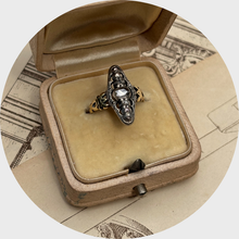 Load image into Gallery viewer, 19th Century Rose-Cut Diamond Marquise Ring