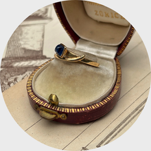 Load image into Gallery viewer, Vintage Sapphire Lucky Nail Ring