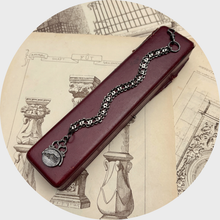 Load image into Gallery viewer, 18th Century Iron Watch Chain Bracelet with Swivel Fob