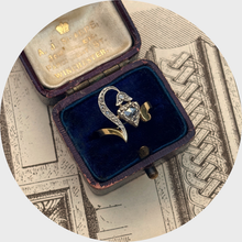 Load image into Gallery viewer, Belle Epoque Rose-Cut Diamond Flower Bud Ring