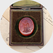 Load image into Gallery viewer, Antique Carnelian Abolitionist Intaglio