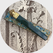 Load image into Gallery viewer, Bloodstone &amp; Gold Perfume Flask