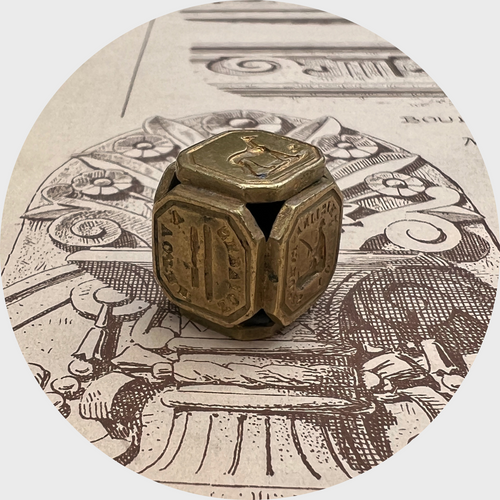 Victorian Wax Seal Cube
