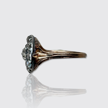 Load image into Gallery viewer, Georgian Rose-Cut Diamond Round Cluster Ring