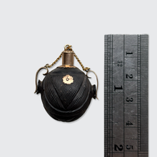 Load image into Gallery viewer, 19th Century Carved Coconut Perfume Flask Pendant