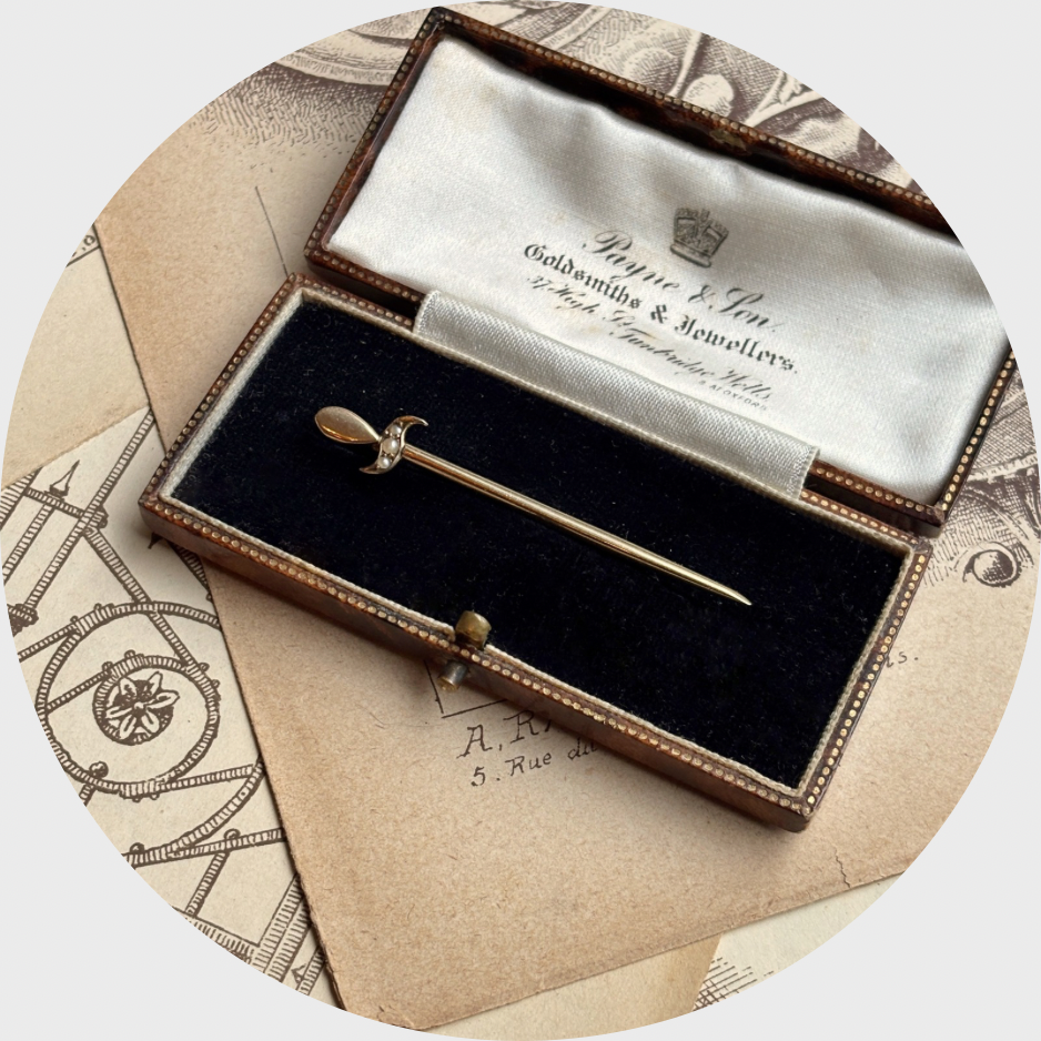 Victorian Pearl Sword Pendant