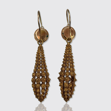 Load image into Gallery viewer, Victorian Cannetille Day to Night 'Marriage' Earrings