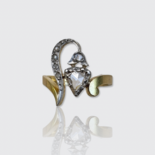 Load image into Gallery viewer, Belle Epoque Rose-Cut Diamond Flower Bud Ring