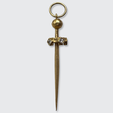 Load image into Gallery viewer, Vintage Gold Sword Pendant, Cathy Waterman
