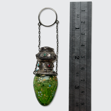 Load image into Gallery viewer, 19th Century Viennese Glass Perfume Bottle with Finger Ring