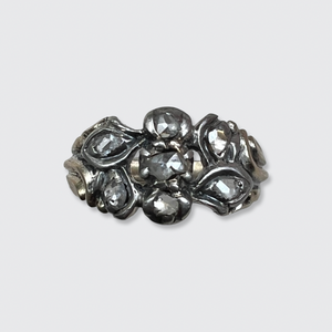 Georgian Rose-Cut Diamond Giardinetti Ring