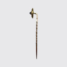 Load image into Gallery viewer, Antique Sapphire Shield Stickpin